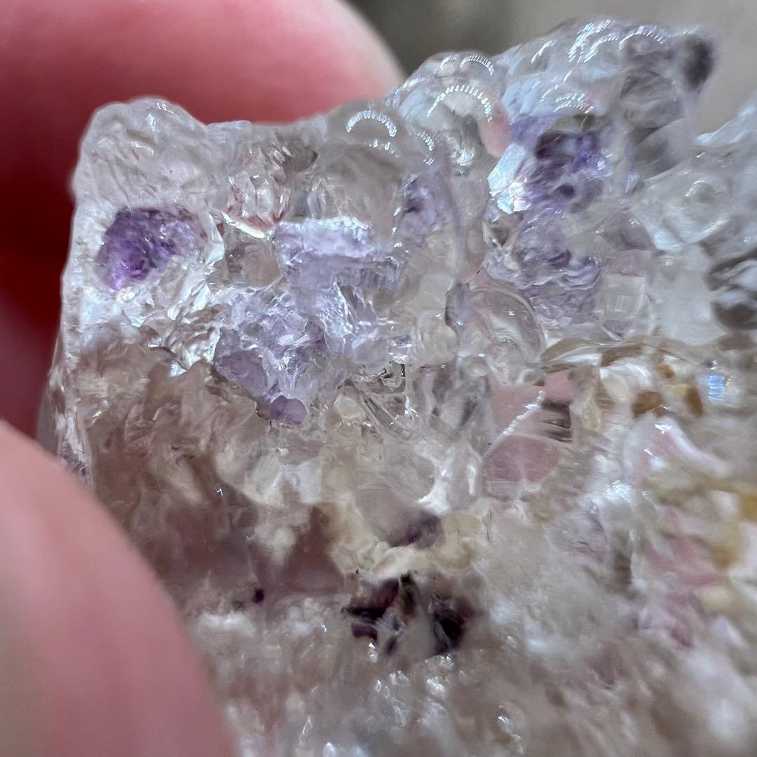 フローライトインハイアライトオパール FH1 共生 鉱物 標本 原石