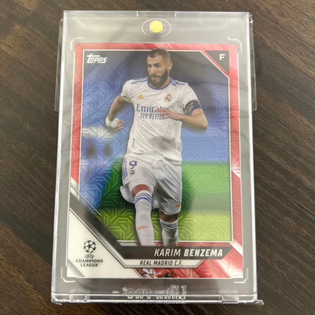 topps japan edition ベンゼマ　レッド　5枚限定