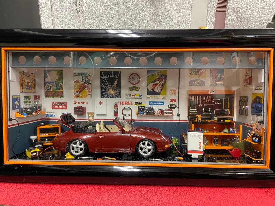 ポルシェ911 カレラ　ミニガレージ