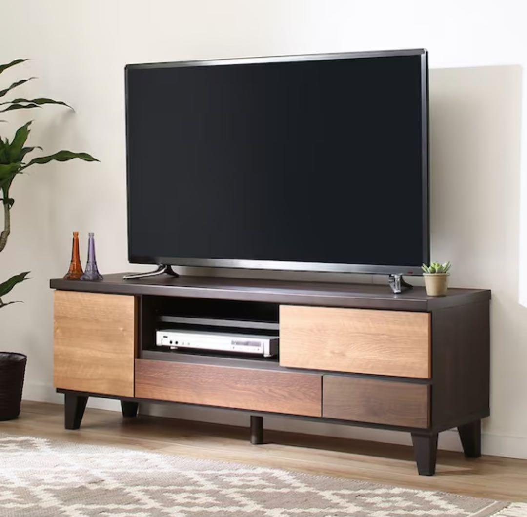 【最終値下げ】テレビ台(ローボードランダム140 LB DBR)