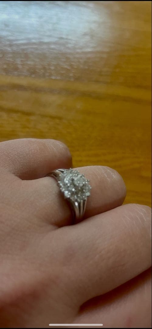 7*3様 プラチナダイヤモンドリング