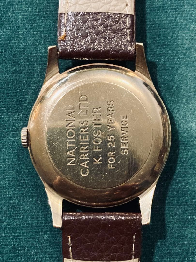 【9金無垢】GARRARD（ガラード） 手巻き時計