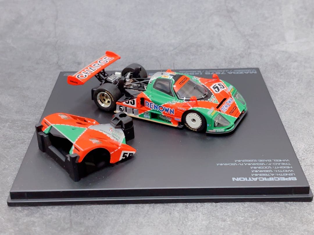 ミニカー hpi 1/43 MAZDA 787B #55 LM1991 Winner