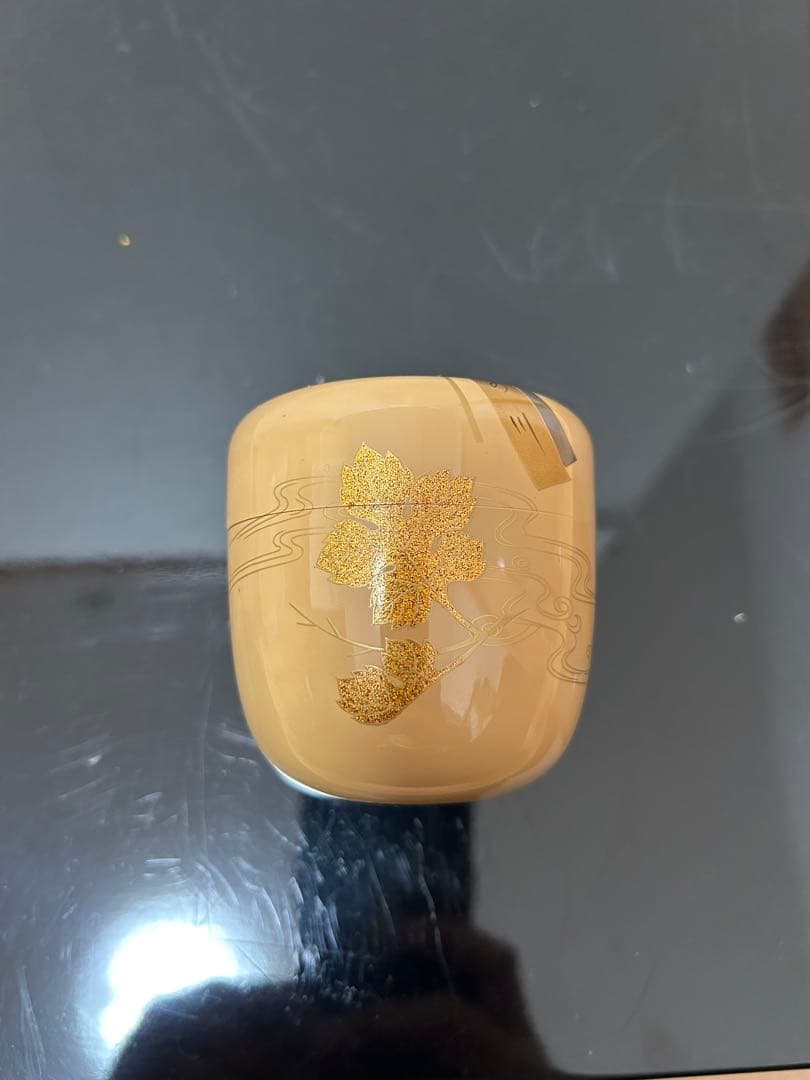 白漆七夕蒔絵大棗　茶道具懐石茶箱鵬雲斎坐忘斎淡々斎即中斎七事式而妙斎香合水指茶碗