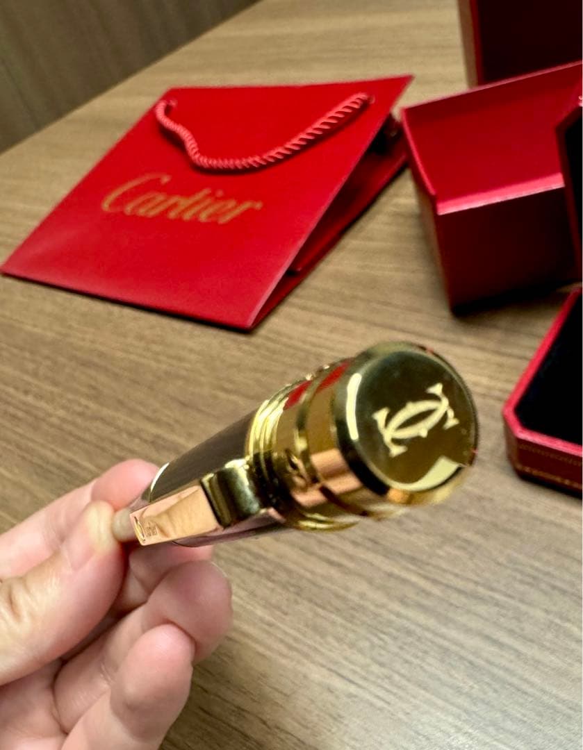 ■新品未使用■カルティエ(Cartier) サントスドゥカルティエ ボールペン