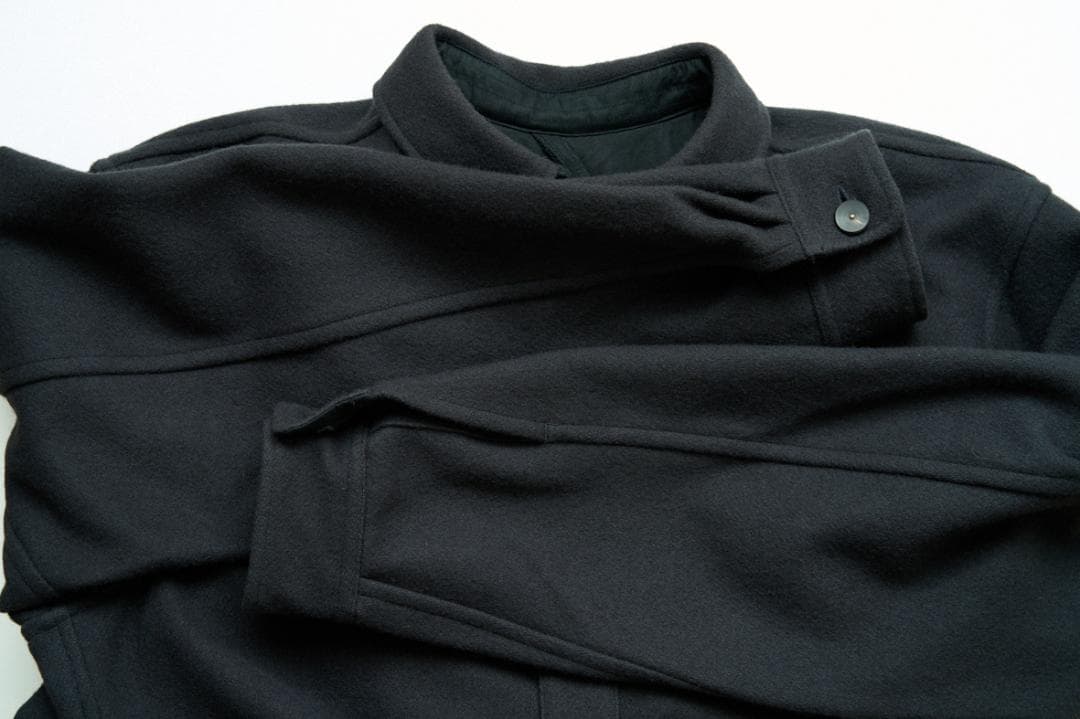 postalco フリーアームボタンジャケット ソリッドウール