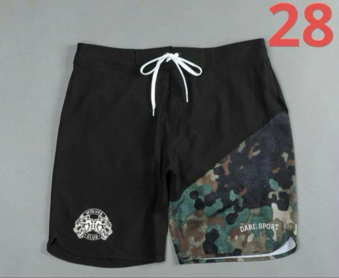 1063　レア darc sport　ダルクスポーツ 立　ステージショーツ 黒緑