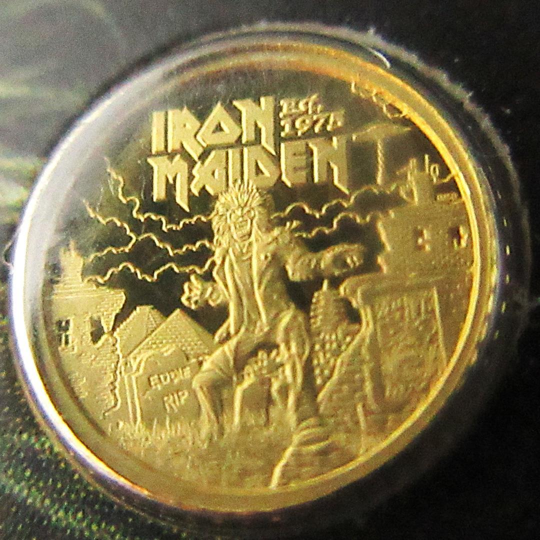 最新 ミュージックレジェンド 2025 イギリス 金貨 アイアンメイデン