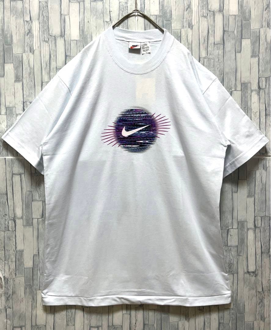 ナイキ Ｔシャツ L 半袖 90s 銀タグ スウッシュ 未使用 デッドストック