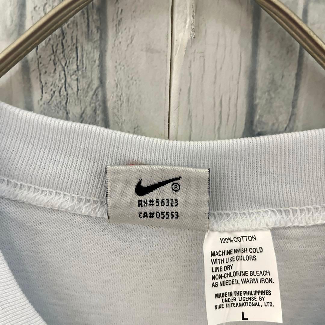 ナイキ Ｔシャツ L 半袖 90s 銀タグ スウッシュ 未使用 デッドストック