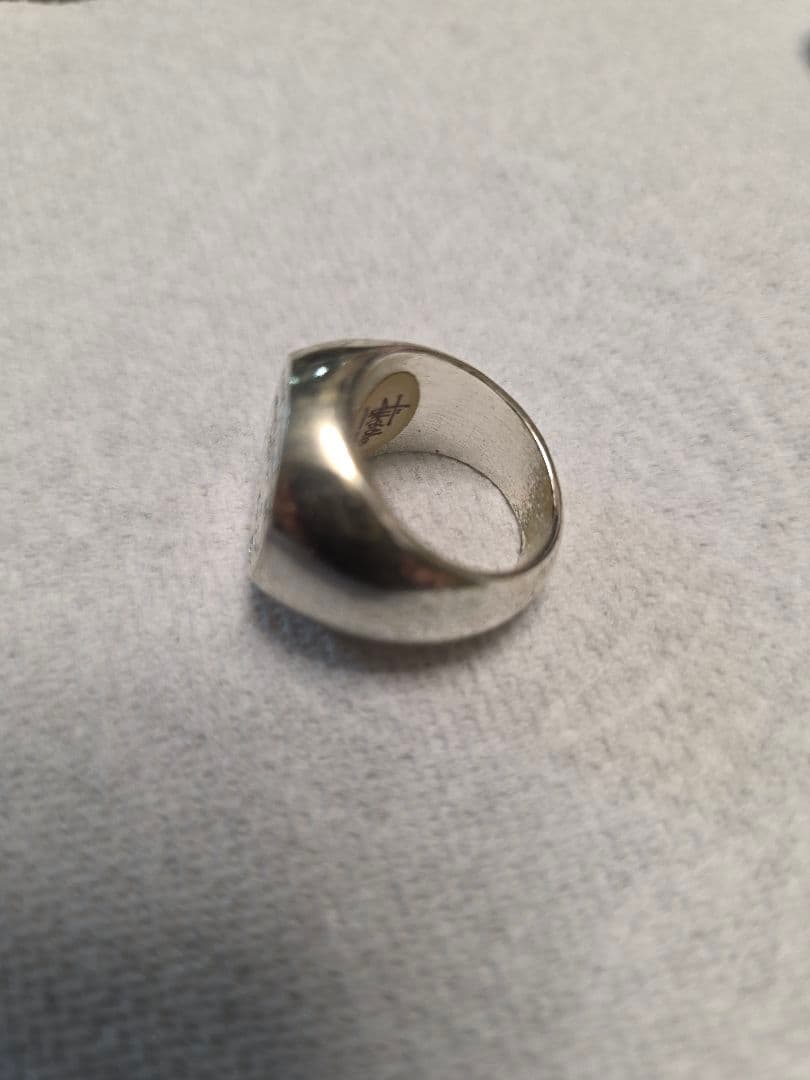 【値下げ】オールド STUSSY 指輪 カレッジリングL/XL