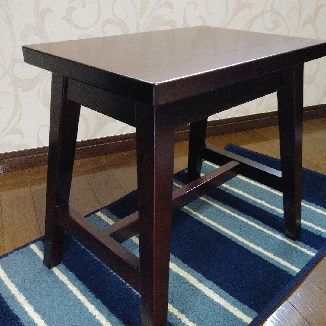 松本民芸家具　角脚 スツールテーブル