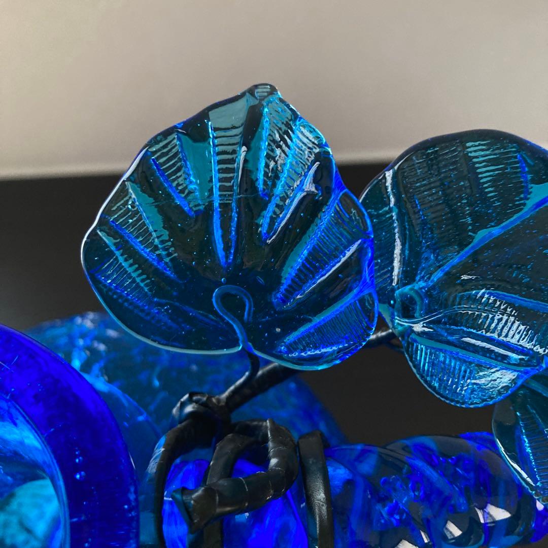 青色ガラス製ピッチャー