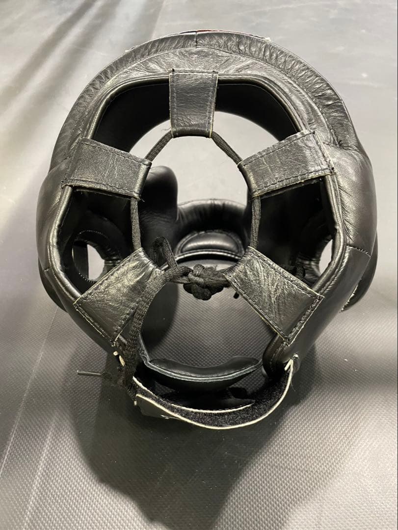 【美品】Fairtex フェアテックス ヘッドギア ヘッドガード ブラック XL