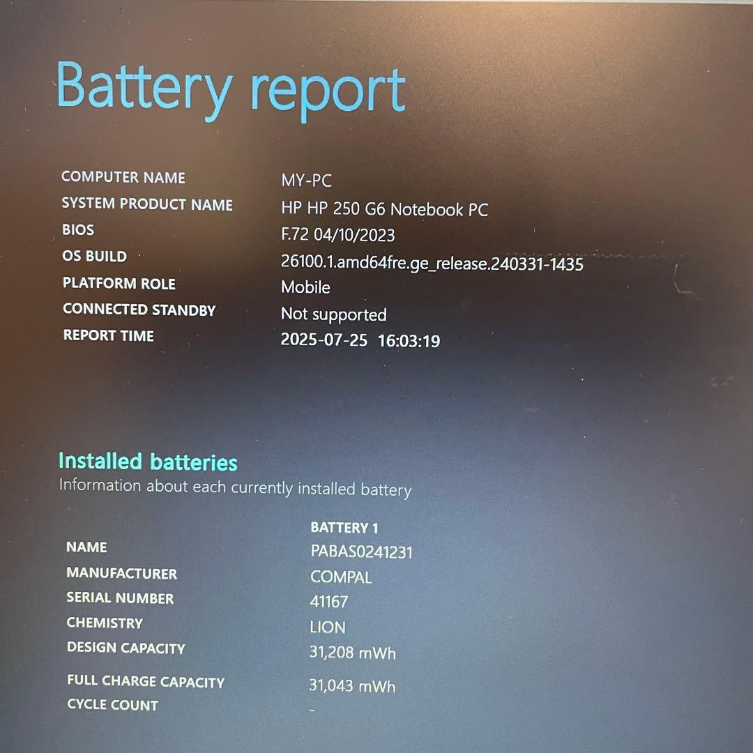 日本HP 15インチ ノートPC