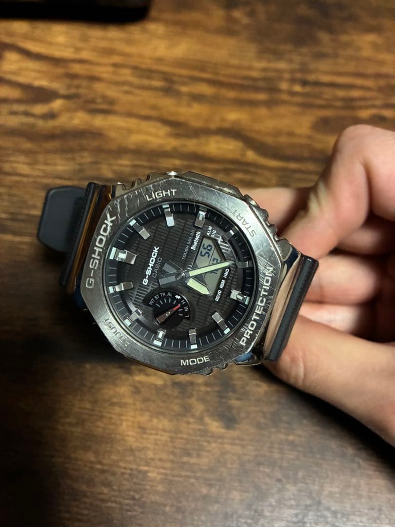 G-SHOCK GBM-2100-1AJF ブラック/シルバー　箱付き