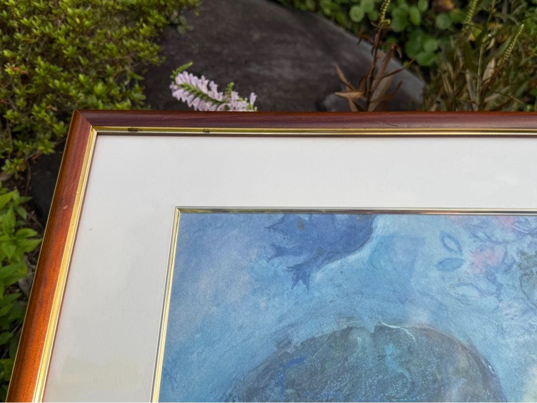 マルクシャガール 恋人たちの夢 リトグラフ 62cm x 80cm