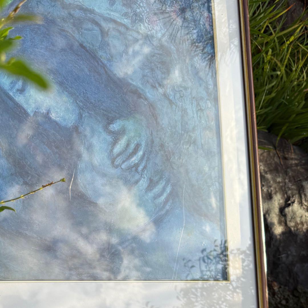 マルクシャガール 恋人たちの夢 リトグラフ 62cm x 80cm