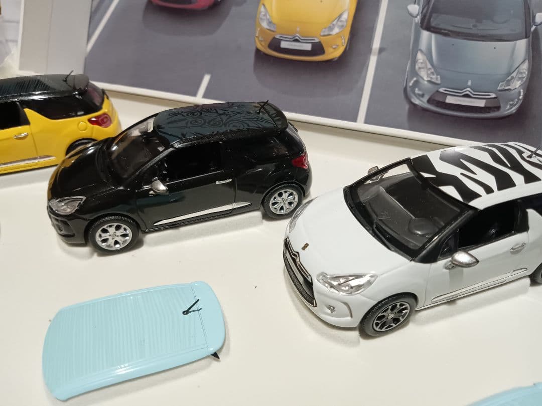1/43 シトロエン　DS3  ディーラー品　ミニカー　4台セット
