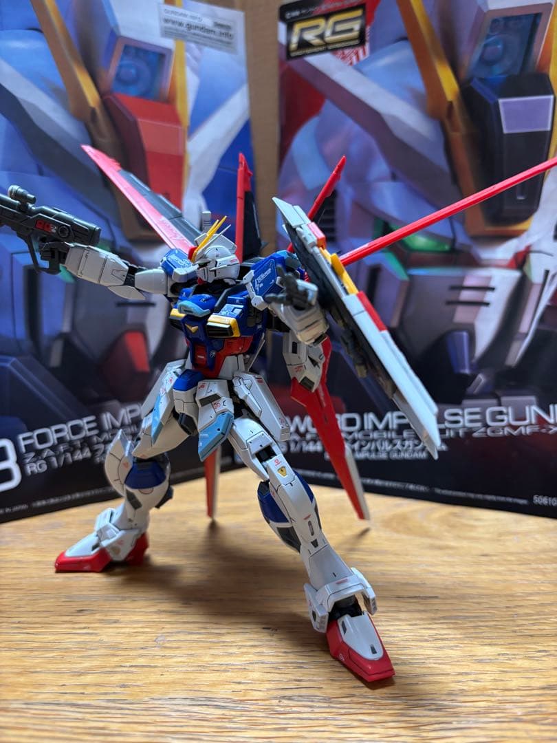 RGフォースインパルスガンダム & ソードインパルスガンダム セット
