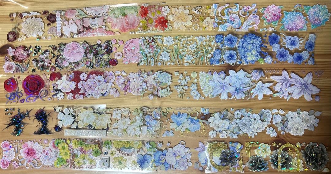 コラージュ平袋Aマステ20枚＆デザペ10枚or女の子ステッカー3枚