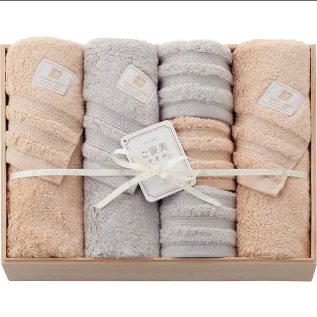 今治謹製　ご褒美タオルセット バスタオル3枚 フェイスタオル3枚
