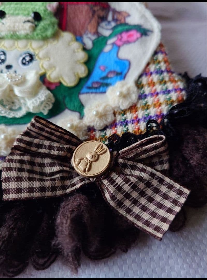 J＆Kanimals ホワイトシュガーちゃん　ツィードジャケット　３ＳーＬ