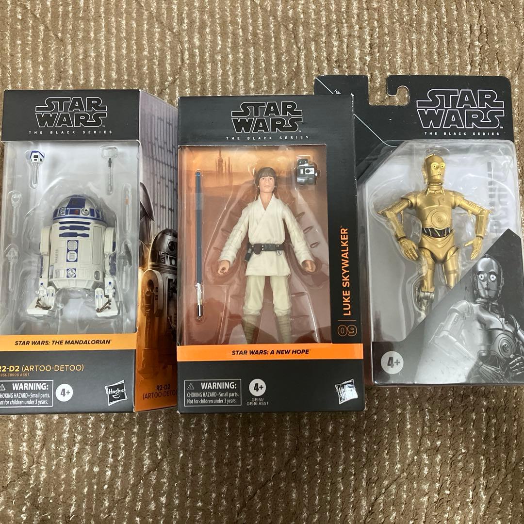 スターウォーズ　ブラックシリーズ　ルーク　R2-D2 C-3PO 3点セット