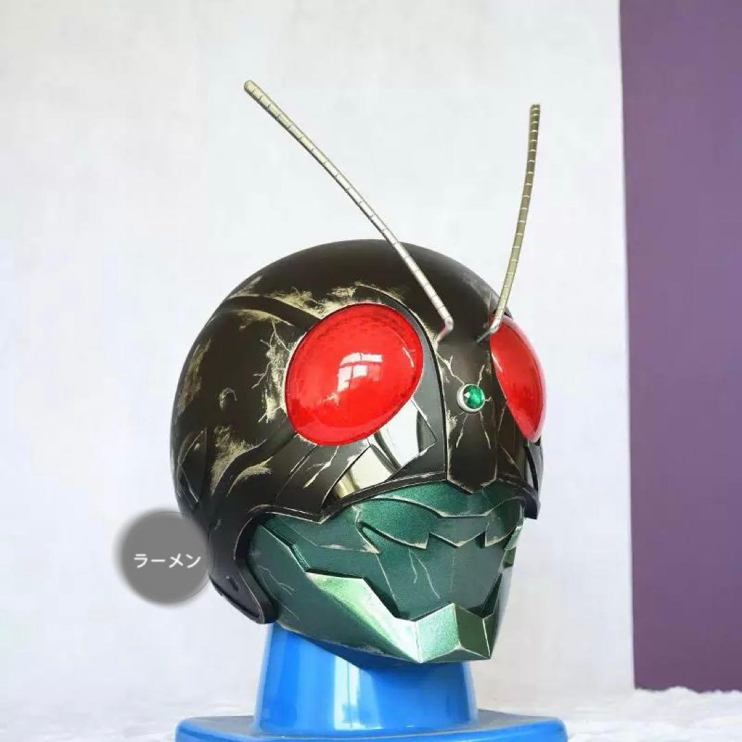 【美品】【未使用】マスク　アトラク　コスプレ　仮面ライダー 1/1プロップ