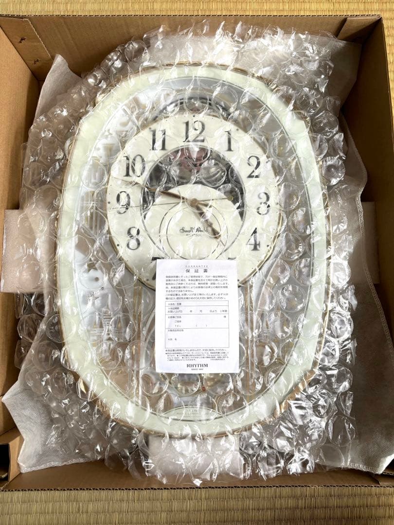 電波時計 掛時計 からくり 4MN551RH スモールワールド　リズム