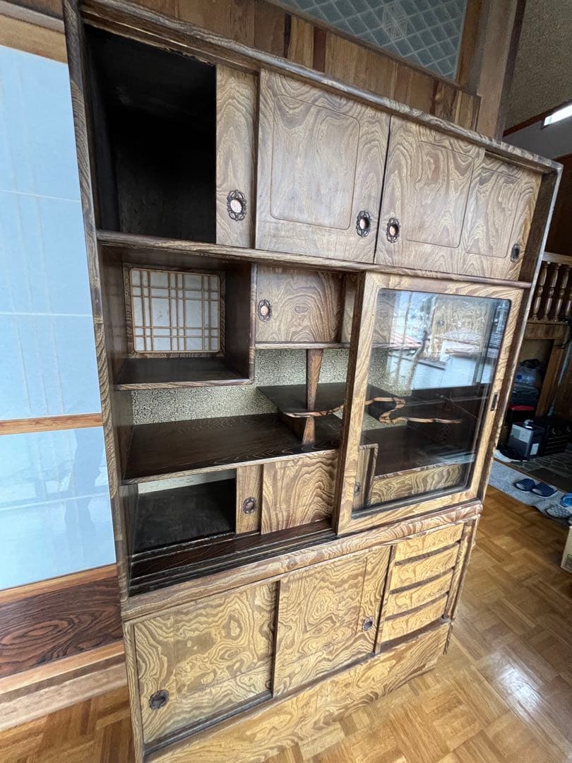 茶箪笥　レトロ　棚　50000円から値下げしました