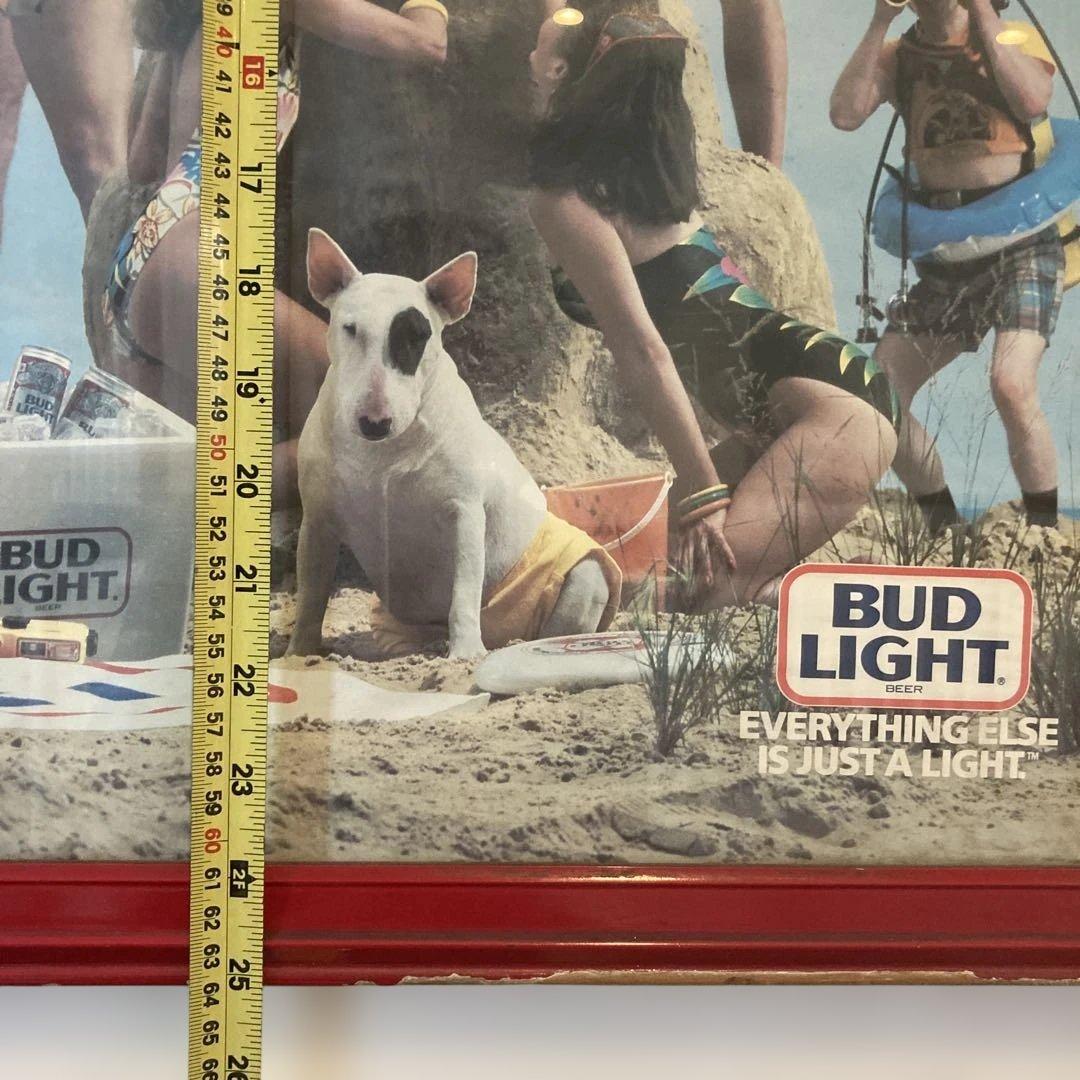Rare80s Spuds Mackenzie BUDLIGHTフレームパネル