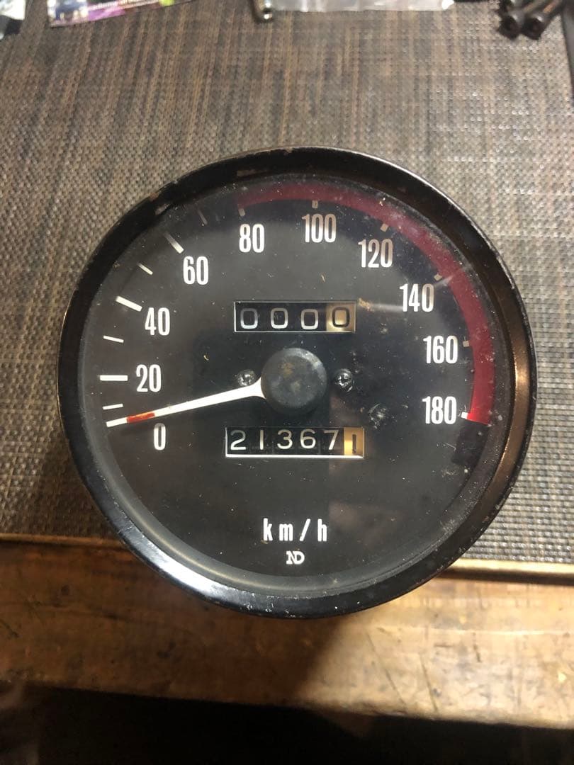 Z系純正スピードメーター 180km Z1 Z2 Z1000 当時物 ND