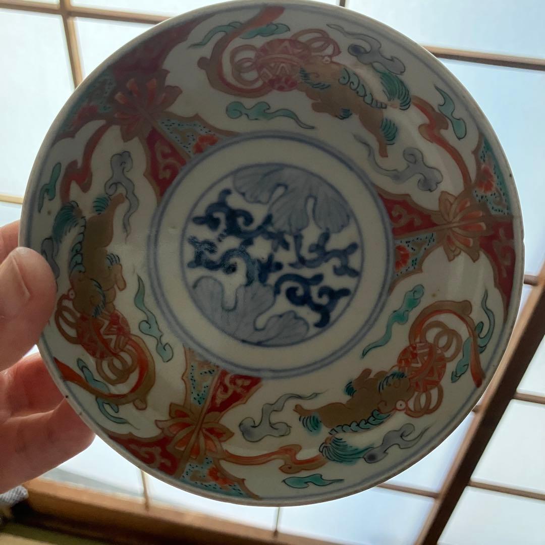 錦手伊万里　美しく華やかな小皿　食卓に華を添える　5枚セット