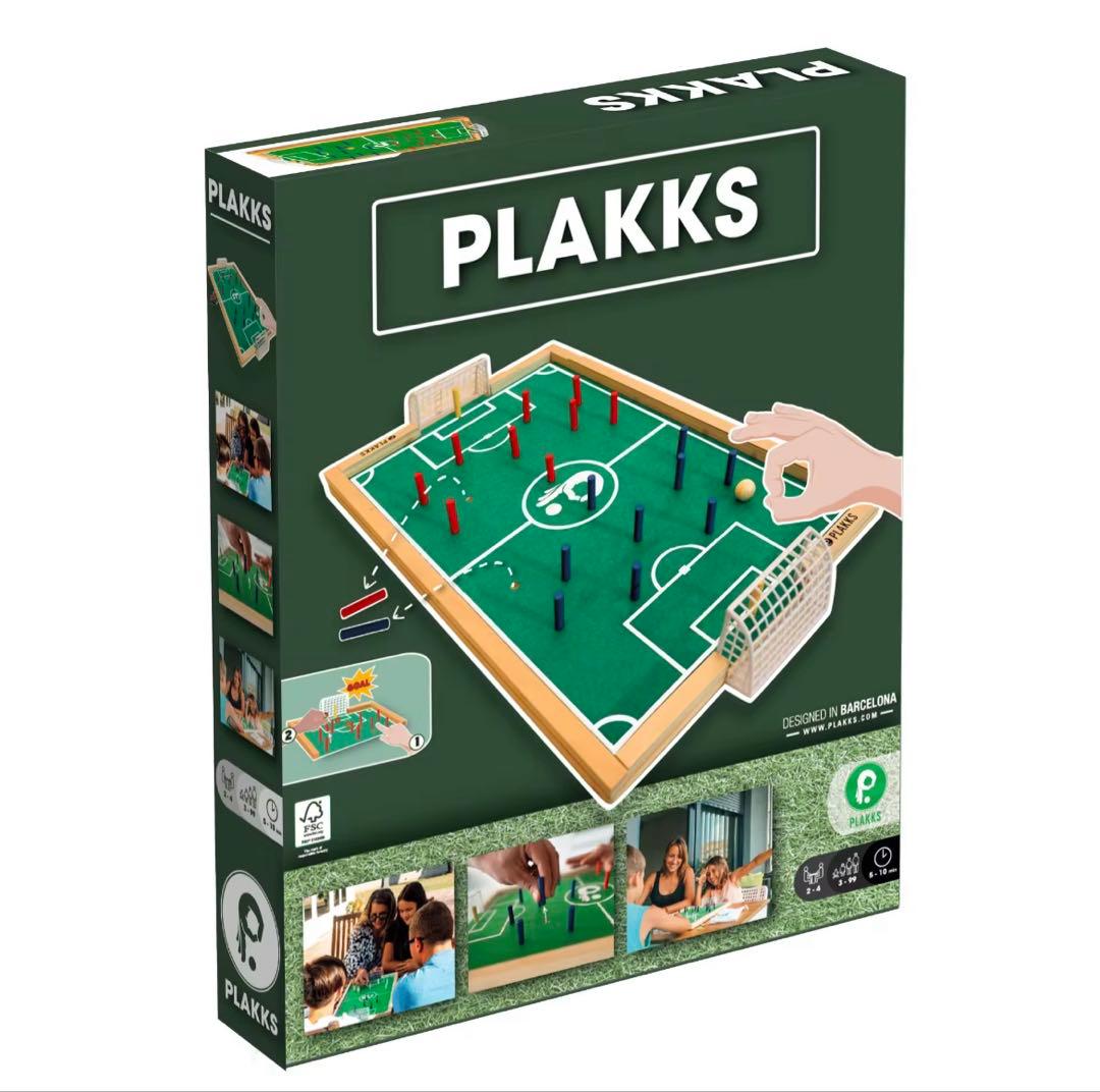 PLAKKS(プラックス)、欧州サッカーテーブルゲーム、木製、スペイン発