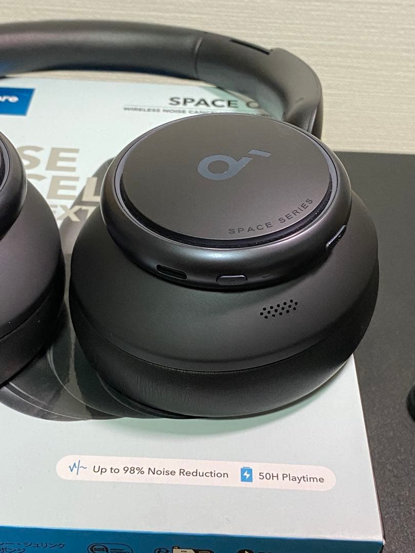 美品Anker Soundcore Space Q45 ワイヤレスヘッドホン