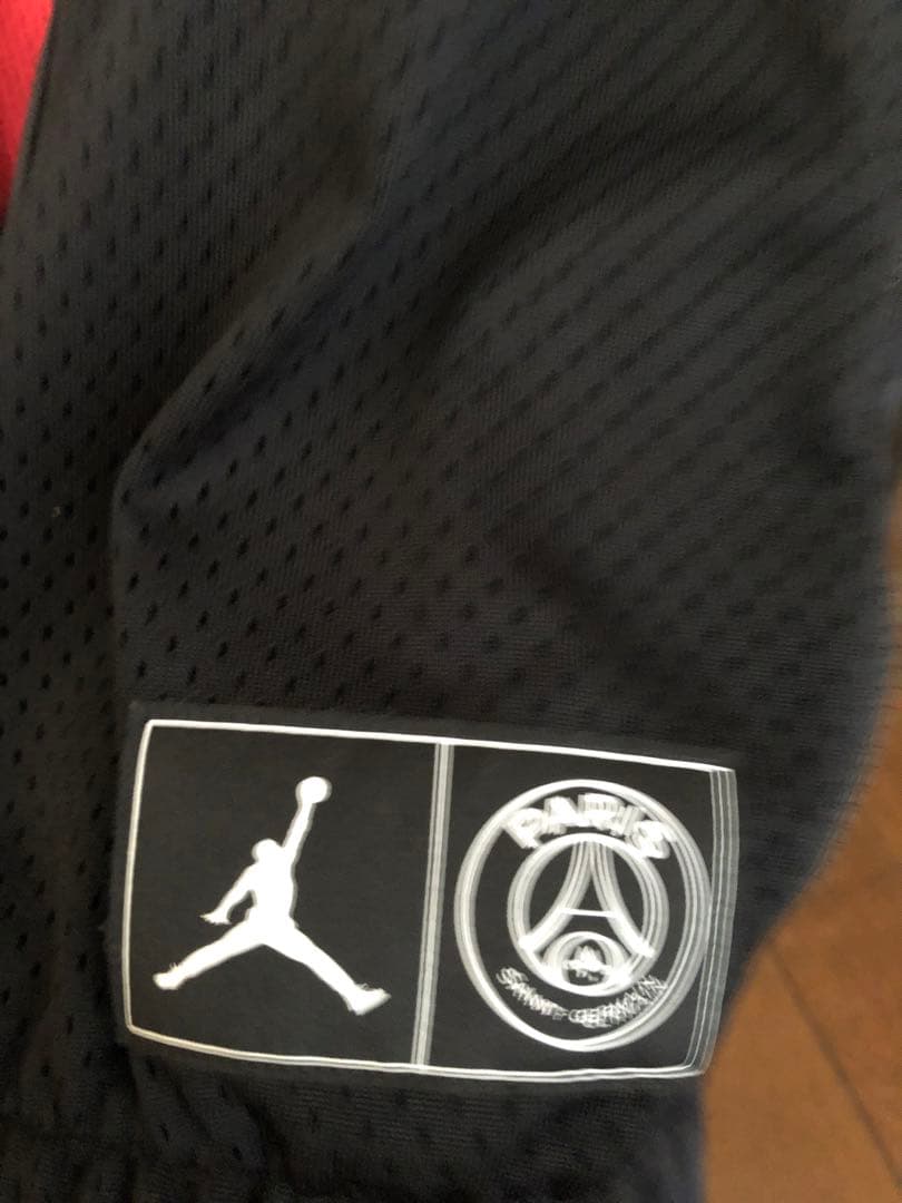【美品】ジョーダン×PSGコラボ　ジップアップジャケット ブラック