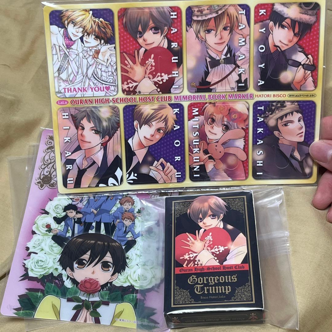 桜蘭高校ホスト部　トランプ　ポストカード　ブックマーク