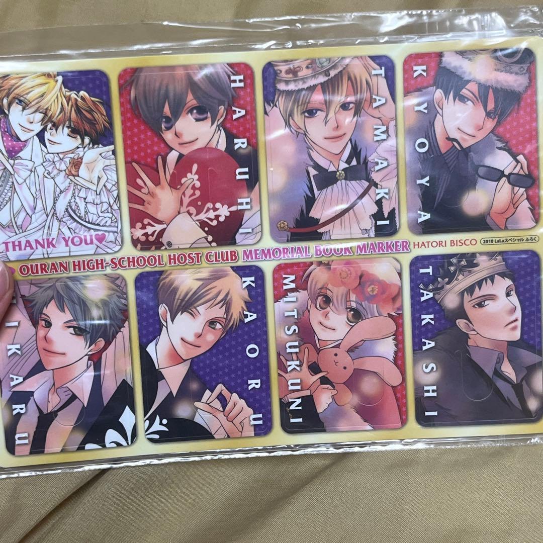 桜蘭高校ホスト部　トランプ　ポストカード　ブックマーク