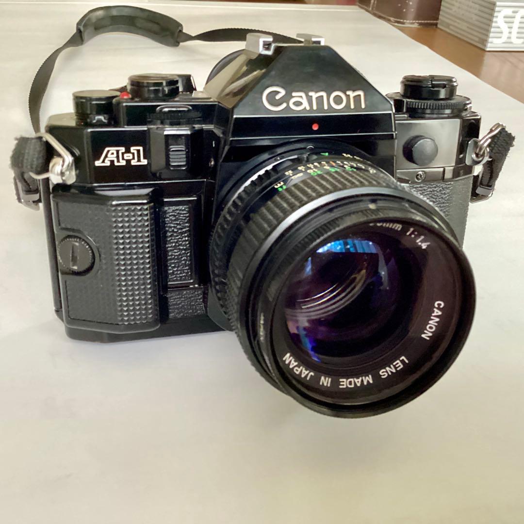 Canon A-1 、レンズ2本付き　動作確認済み