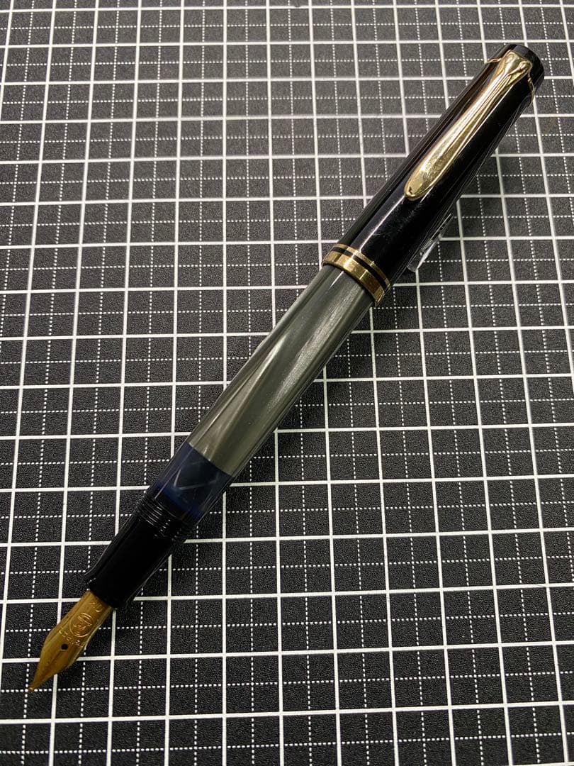 Pelikan M200 Green-Marble 万年筆　字幅OM
