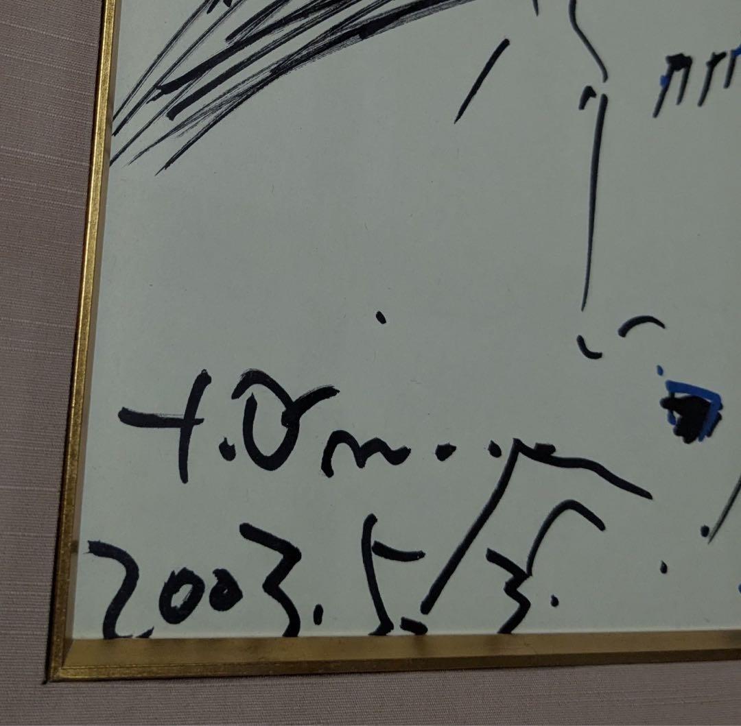 天野喜孝 直筆 原画 オリジナルドローイング サイン ファイナルファンタジー