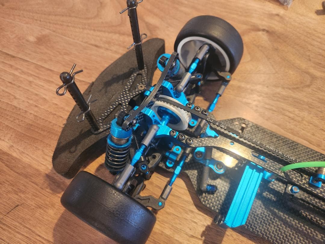 TAMIYA TRF418 中古品 スペアパーツ付属