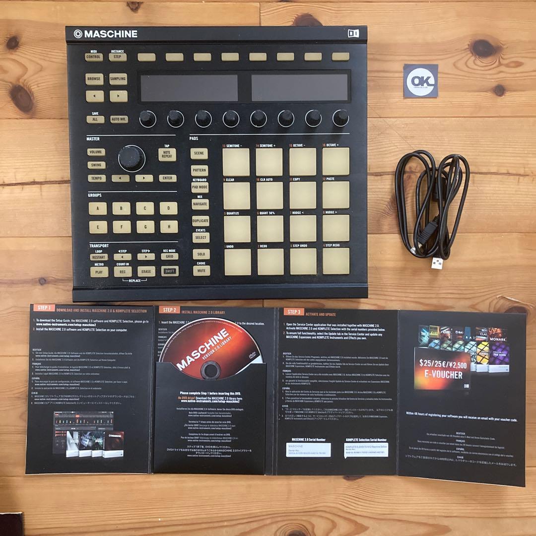 DTM・DAW NATIVE INSTRUMENTS Maschine Mk2 Black