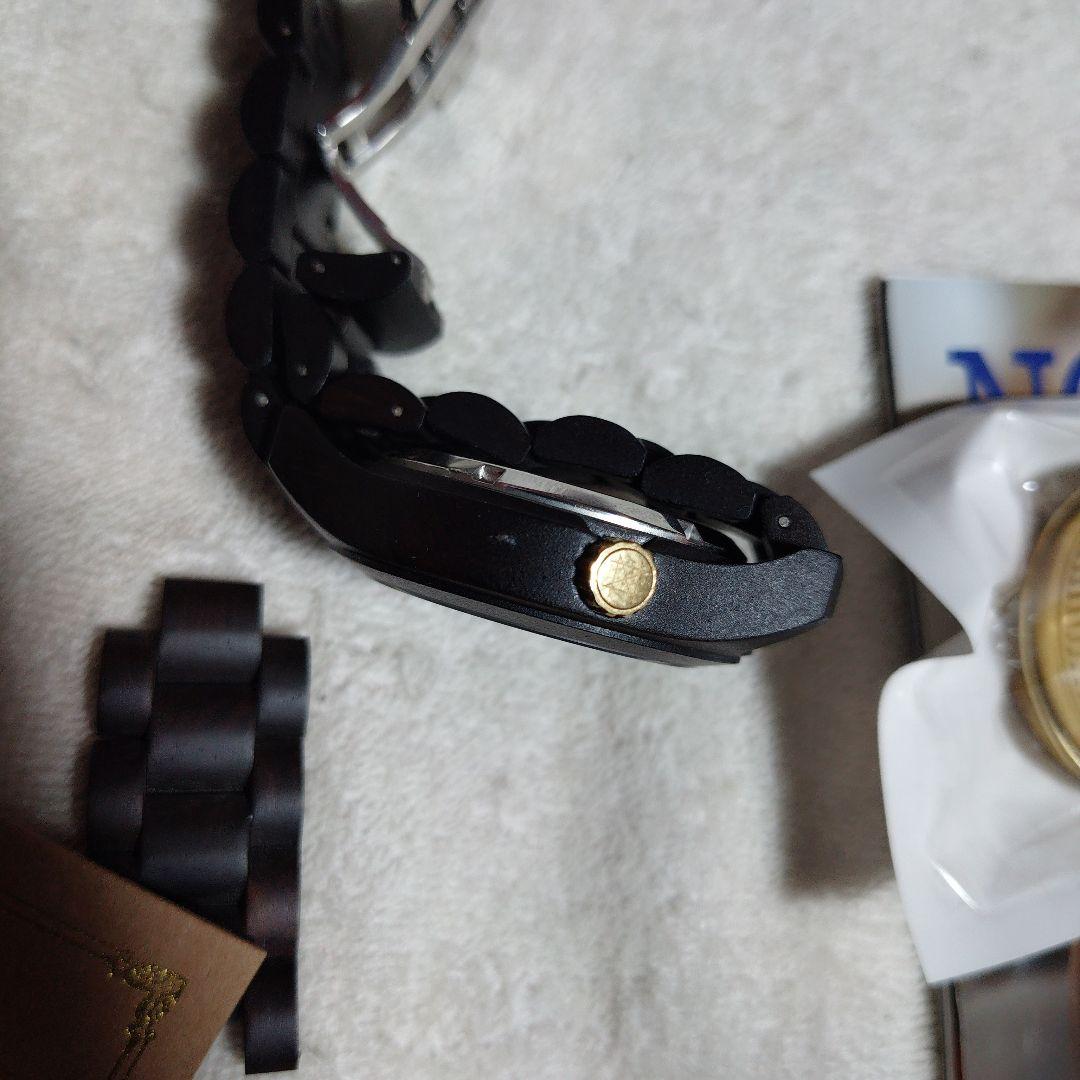 NOZ アルベゾナイト　45mm 天然石　天然木　オシャレ　ユニセックス