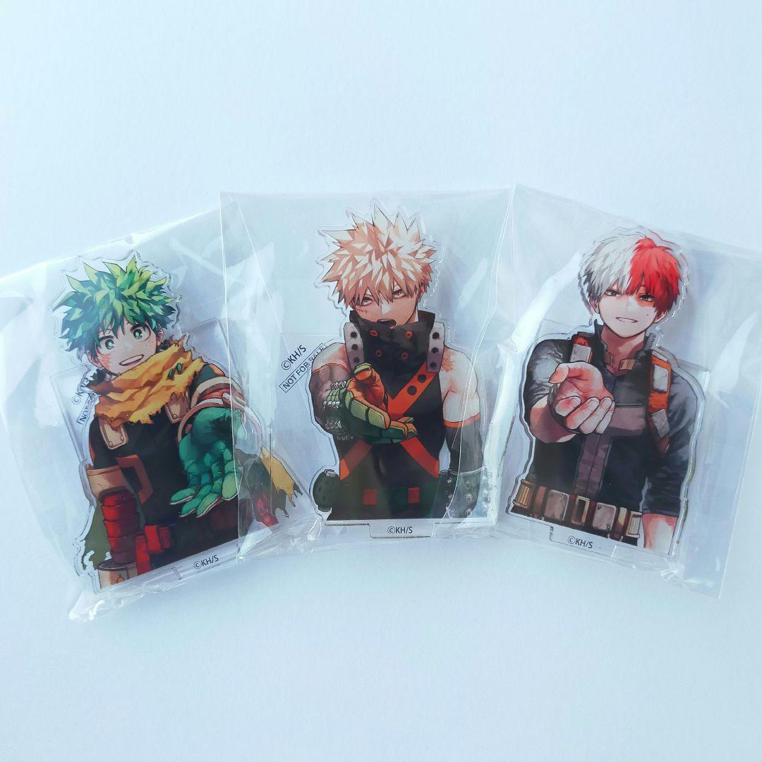 僕のヒーローアカデミア ４２巻　当選品　アクリルスタンド３体セット