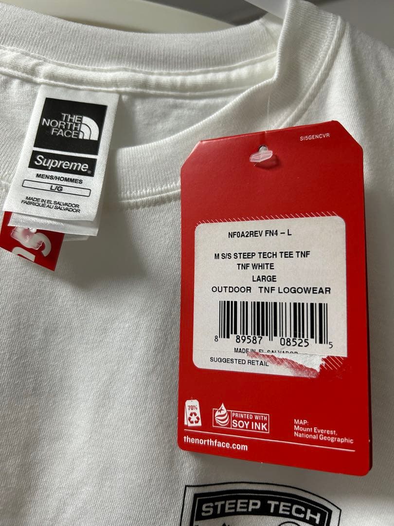 トップス Supreme The North Face STEEP TECH TEE L