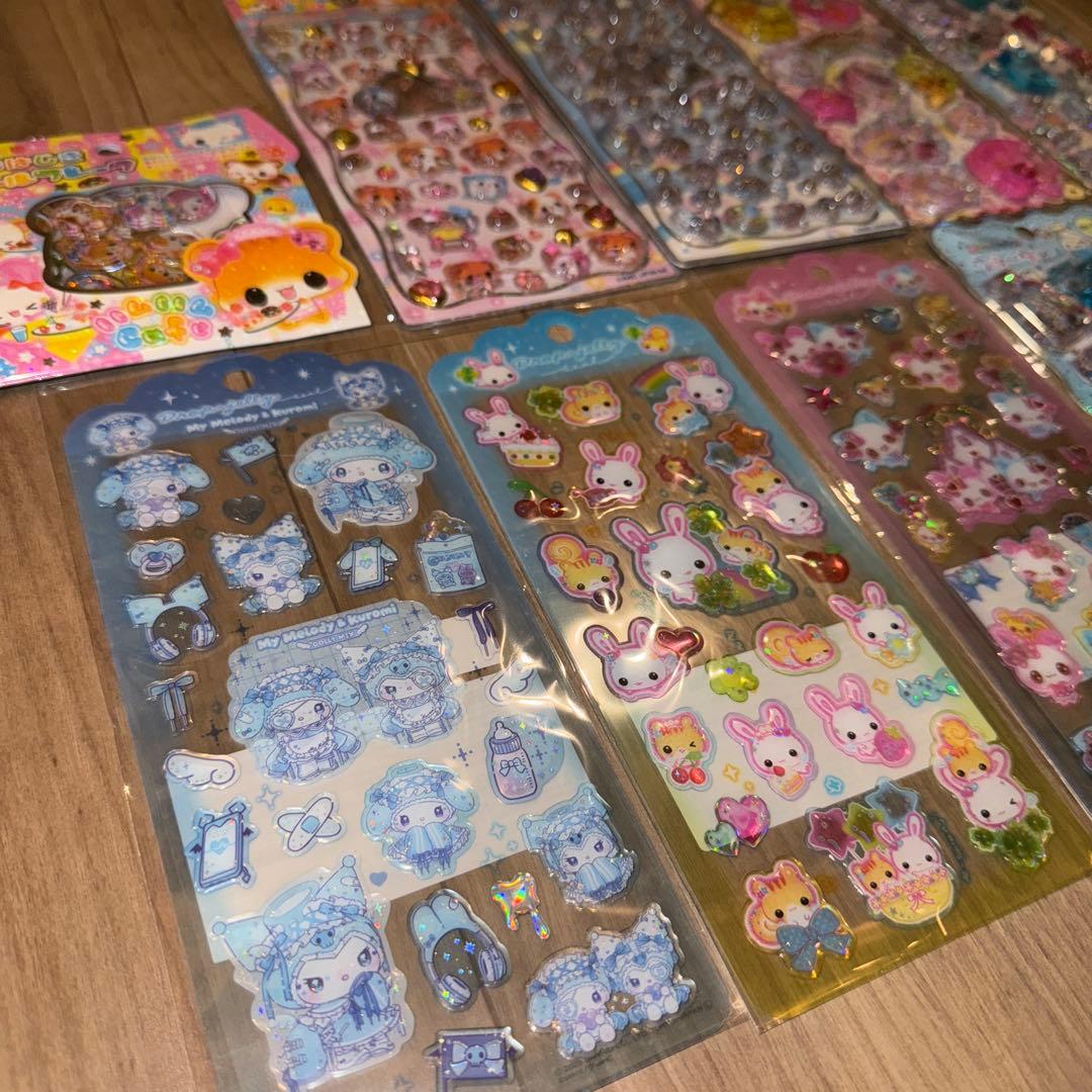 正規品 クロミ　あわわちゃん　うさぎ　ボンボンドロップシール 10点セット