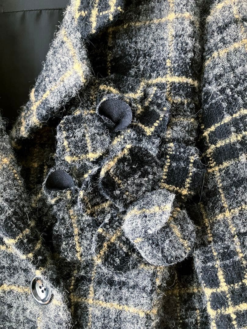 ERMANNO SCERVINO エルマンノ シェルヴィーノ チェック柄コート