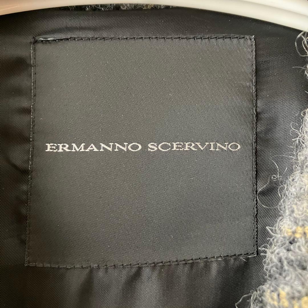 ERMANNO SCERVINO エルマンノ シェルヴィーノ チェック柄コート